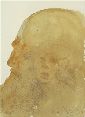 Assuerus adamavit Esther(Ahasuerus loved Esther greatly) by Salvador Dali