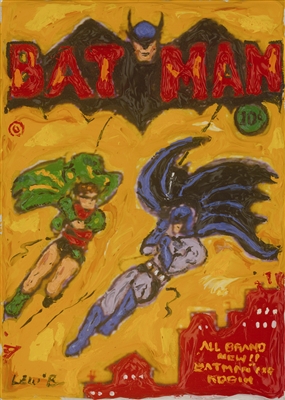Batman and Robin by Leslie Lew