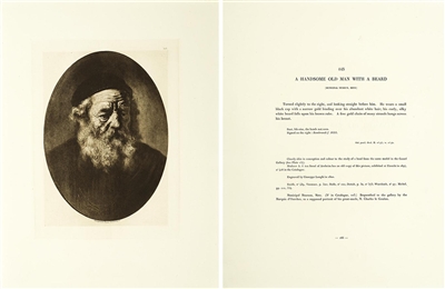 A Handsome Old Man with a Beard by Rembrandt Van Rijn (after)