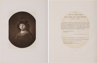 A Boy in a Polish Cloak with e by Rembrandt Van Rijn (after)