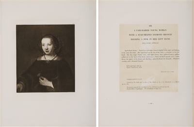 A Fair-Haired Young Woman With by Rembrandt Van Rijn (after)