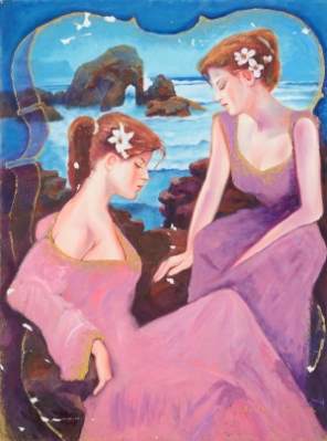 Ladies in Lilac (Trade Unavailable) by Charles Lee
