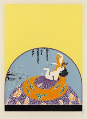 After the Rain (Trade Unavailable) by (Romain de Tirtoff) Erte