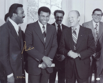 Ali Charms President Ford (Trade Unavailable) by Sport Memorabilia