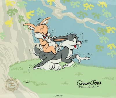 Bunny Back Ride (Trade Unavailable) by Animation Art