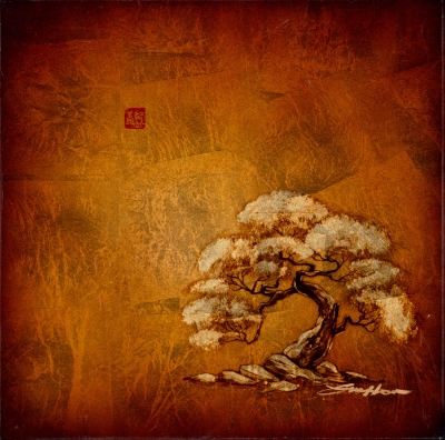 Golden Tree w/ Red Chop (Trade Unavailable) by Patrick Guyton