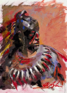 Fierce Warrior (Trade Unavailable) by Dominic Pangborn