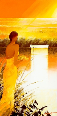Couchant en Camargue (Trade Unavailable) by Emile Bellet