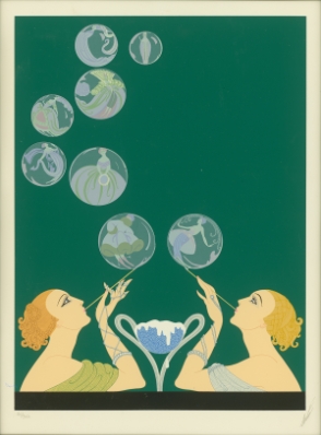 Bubbles, The (Trade Unavailable) by (Romain de Tirtoff) Erte