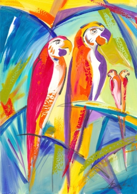 Parrot Party (Trade Unavailable) by Alfred Gockel