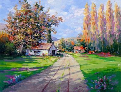 Chilean Country Road (Trade Unavailable) by Alex Perez
