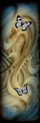 Brass Butterfly (White) (Trade Unavailable) by Chris DeRubeis