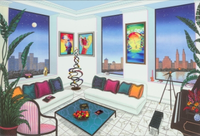 New York Moonscape II (Trade Unavailable) by (Francois Ledan) Fanch