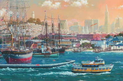 Old Blue and San Francisco Maritime Park (Trade Unavailable) by Alexander Chen