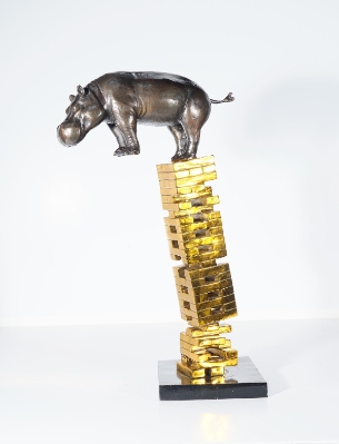 If Hippos Get Knocked Down They Will Get Back Up Again (Trade Unavailable) by Gillie and Marc Schattner