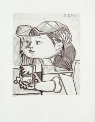 Buste de Petite Fille (Bust of by Marina Picasso
