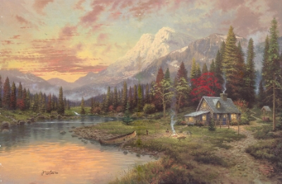 Evening Majesty (LG) (Trade Unavailable) by Thomas Kinkade