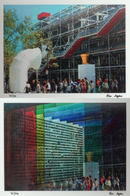 Agam Salon in the Pompidou Center (Trade Unavailable) by Ron Agam