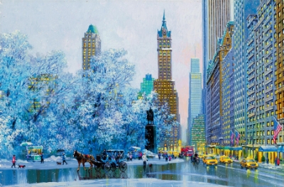 Central Park South and Center (Trade Unavailable) by Alexander Chen