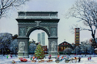 Washington Square Park (Trade Unavailable) by Alexander Chen