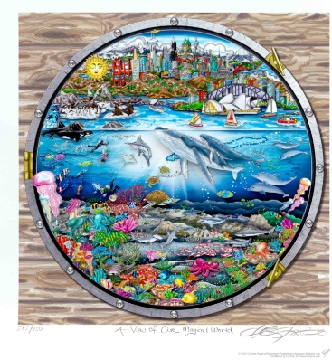 A View of our Magical World (Trade Unavailable) by Charles Fazzino