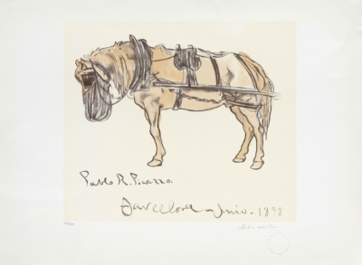 Cheval Attele (Trade Unavailable) by Marina Picasso