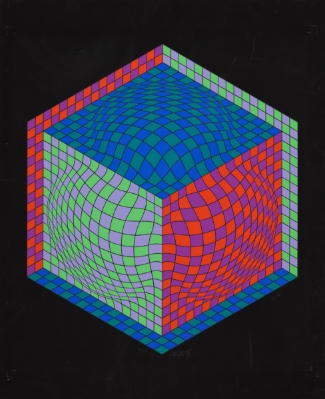 Bi-Dagg (Trade Unavailable) by Victor Vasarely