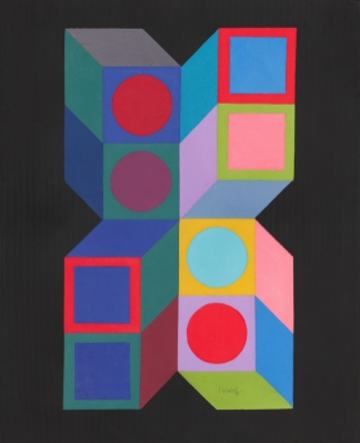 Tridim (Trade Unavailable) by Victor Vasarely