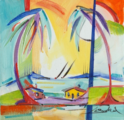 At the Beach by Alfred Gockel