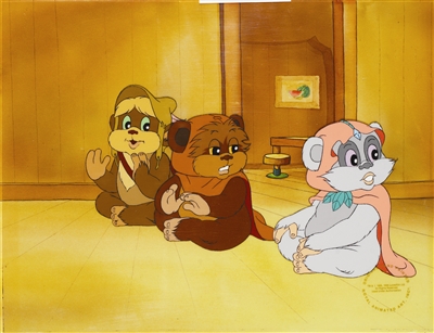 Ewoks: Sitting On The Floor by Animation Art