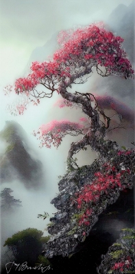 Mystic Cascading Bonsai by Jay Bonadio