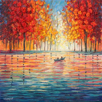 Autumn Reflections I by Slava Ilyayev