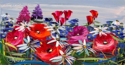 Fragrant Flowerbed by Maya Green