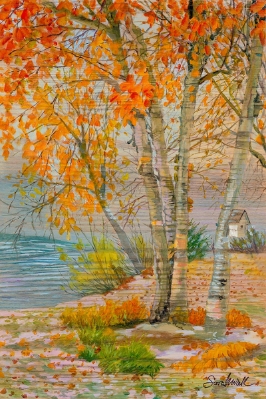 Amber Reflections by Sarah Wall