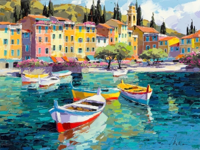 Calm Bay  III by Anatoly Metlan