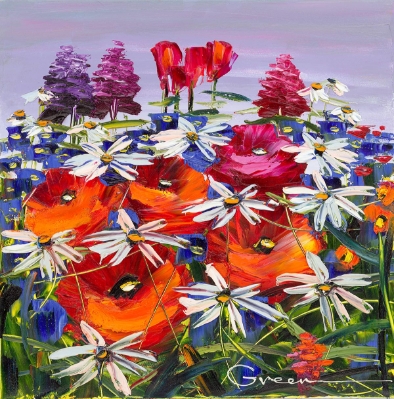 Flower Fields II by Maya Green