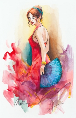 Fanned Confidence III by Anatoly Metlan
