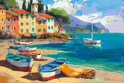 Dawn Among the Ships IV by Anatoly Metlan