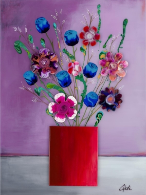 Dimensional Bloom 2 by Celeste Reiter