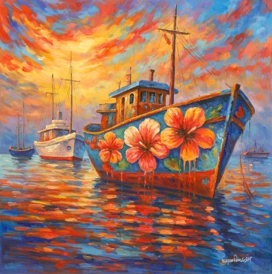 A Softened Day at Sea by Miguel Paredes