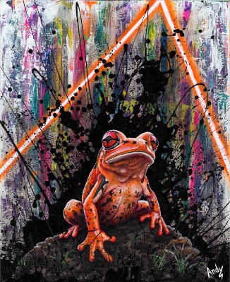 Complacent Frog by Andrew Wayne Phillips