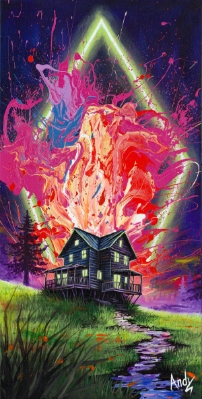 Cabin Glow by Andrew Wayne Phillips
