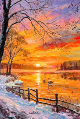 A Quiet Winter Glow by Daniel Wall