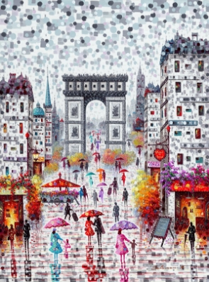 Arch de Triomphe on Paris by Solomon Hwang