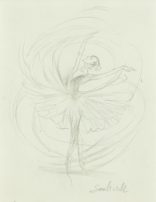 Ballerina Study by Sarah Wall