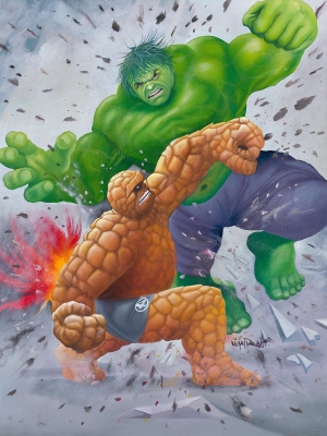 A Marvel Battle by Miguel Paredes