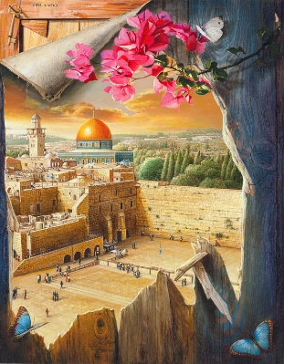 Jerusalem in Bloom by Orlando Quevedo